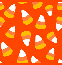 Halloween Repeat Pattern Candy Corn Toss