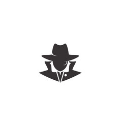 Secret Agent Icon Logo Design