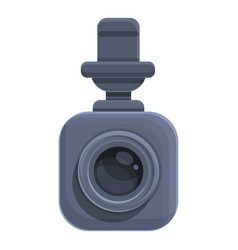 Button Dashcam Icon Cartoon Video Recorder