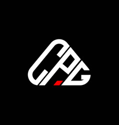 Cpg Letter Logo Creative Design With Graphic