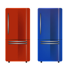 Double Door Freezer Refrigerator Or Fridge Flat