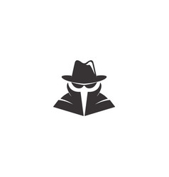 Secret Agent Icon Logo Design