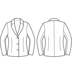 Set Of Womans Business Suit Jacket