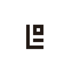 Letter L T And O Square Geometric Symbol Simple