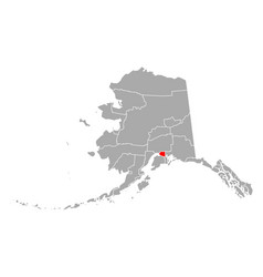 Map Anchorage In Alaska