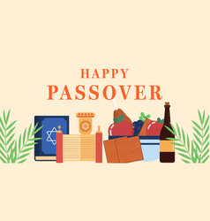 Happy Passover Horizontal Banner Design