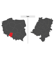 Map Of Opole Voivodship