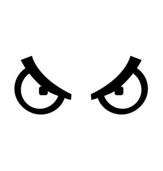 Angry eyes Royalty Free Vector Image - VectorStock