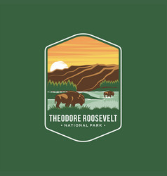 Theodore Roosevelt National Park Emblem Patch Logo