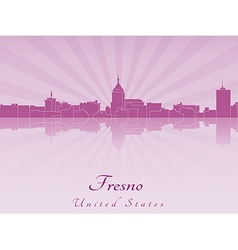 Fresno Skyline In Radiant Orchid