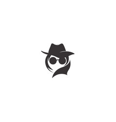 Secret Agent Icon Logo Design