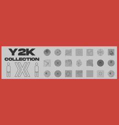 Set Of Y2k Style Of Objects Rave