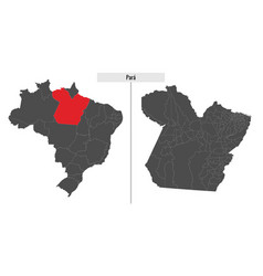 Map Of Para State Of Brazil