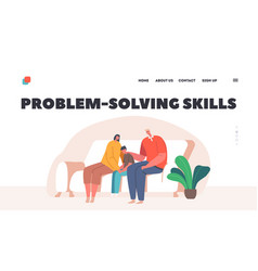 Problem Solving Skills Landing Page Template