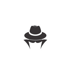 Secret Agent Icon Logo Design