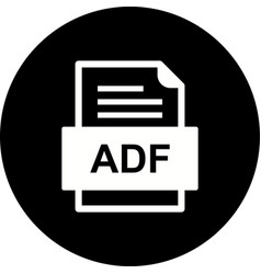 Adf File Document Icon