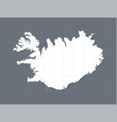 Map Iceland Template Europe Outline Country