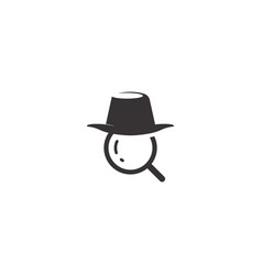 Secret Agent Icon Logo Design