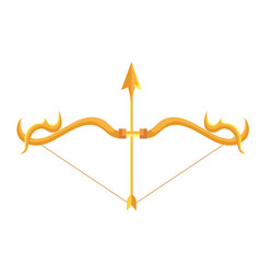 Golden Hindu Bow With Arrow