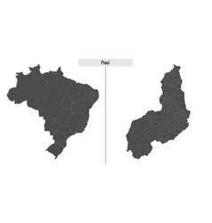 Map Of Piaui State Of Brazil