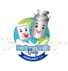 National Milk Day January Icon