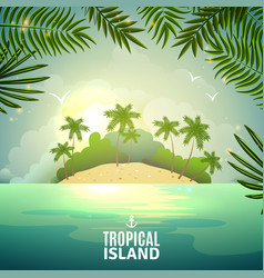 Tropical Island Nature Poster Tropical Island