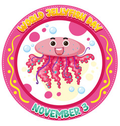 Cute Jellyfish Logo Concept