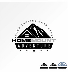 Emblem Mountain And Roof House Adventure