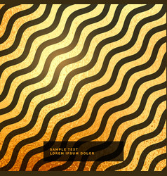 Gold And Black Wavy Pattern Background