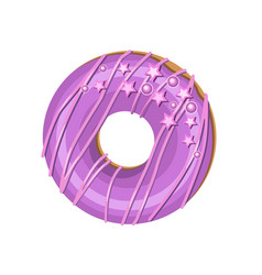 Pink Donut With Glaze