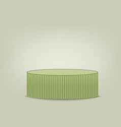 Green Low Podium On Abstract Background Pedestal