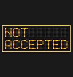 Orange Color Led Banner In Word Not Accepted