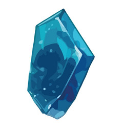 Shiny Gemstone Shapes Nature Symbol