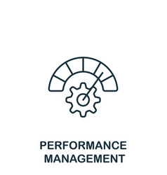 Performance Management Icon Monochrome Simple