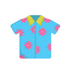 Hawaiian Shirt Icon Design Template