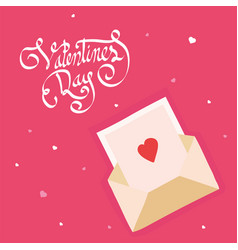 Valentines Day Lettering And Letter