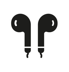 Wireless Headphone Silhouette Sign Earphone Glyph