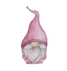 Cute Pink Valentine Gnome