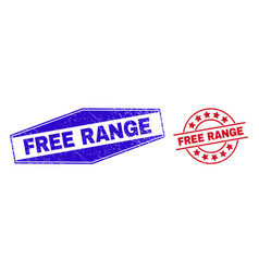 Free Range Distress Stamp Seals In Circle