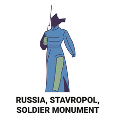 Russia Stavropol Soldier Monument Travel