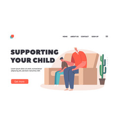 Parent Character Support Child Landing Page