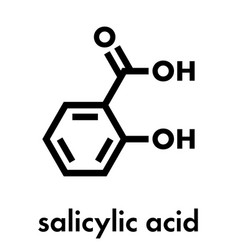 Salicylic Acid Molecule Used In Cosmetics