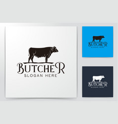 Slaughter Cattle Beef Logo Designs Inspiration