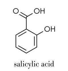 Salicylic Acid Molecule Used In Cosmetics