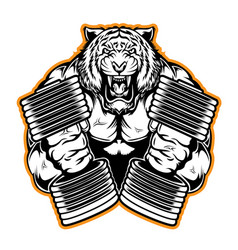 Tiger Muscle Dumbbell Gym Strong