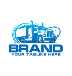 Truck Wash Logo Clean Logo