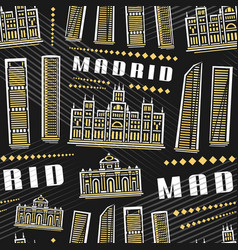 Madrid Seamless Pattern