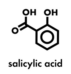 Salicylic Acid Molecule Used In Cosmetics