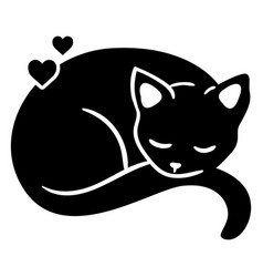 Sleeping Cat Cut Out High Quality