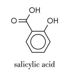 Salicylic Acid Molecule Used In Cosmetics